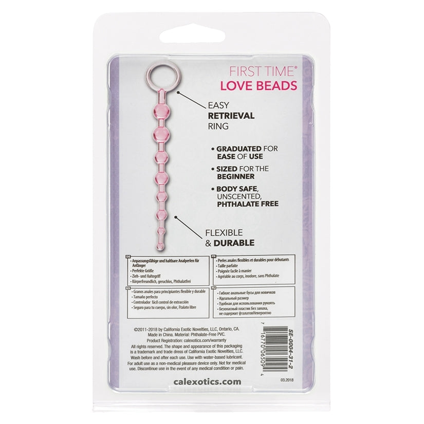 First Time Love Beads-Pink