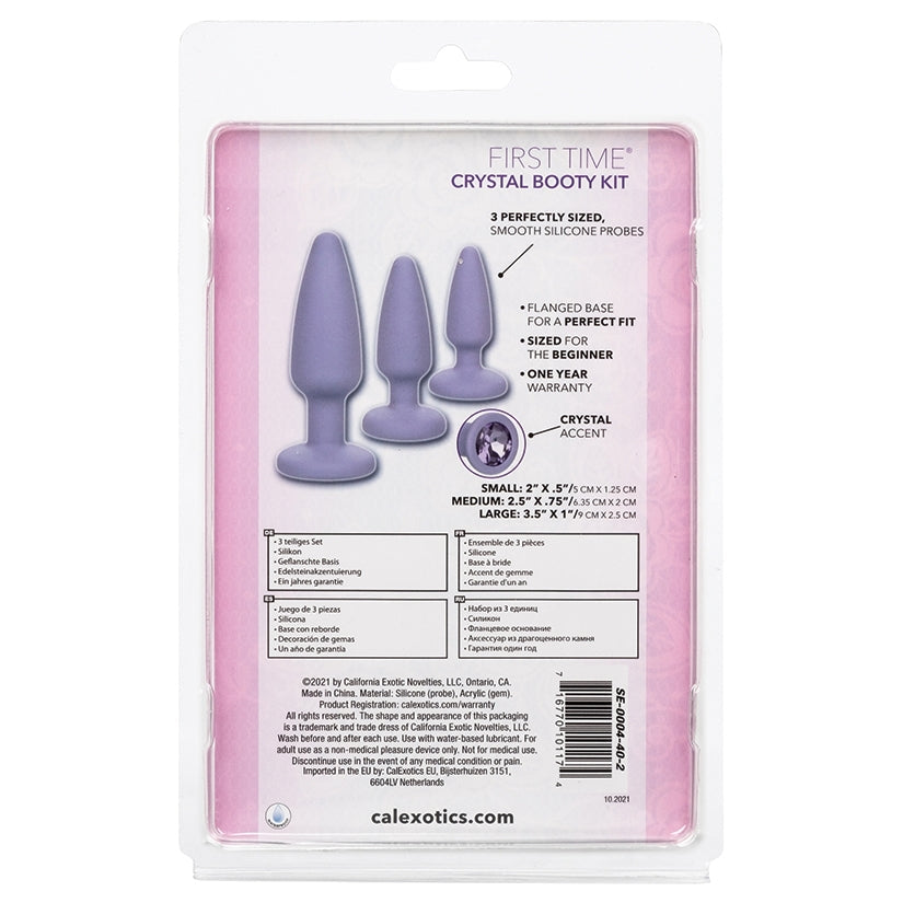 First Time Crystal Booty Kit-Purple