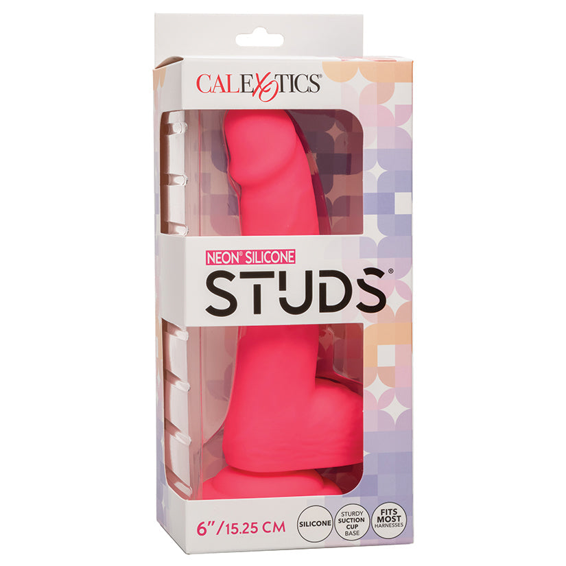 Neon Silicone Studs-Pink 6
