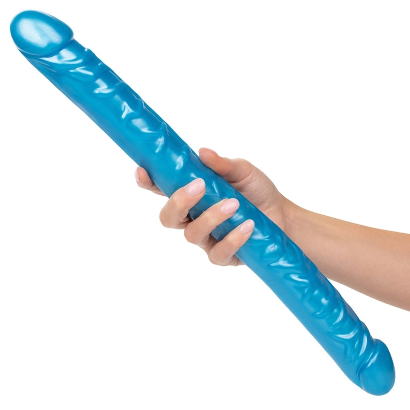 Size Queen Double Dildo-Blue 17