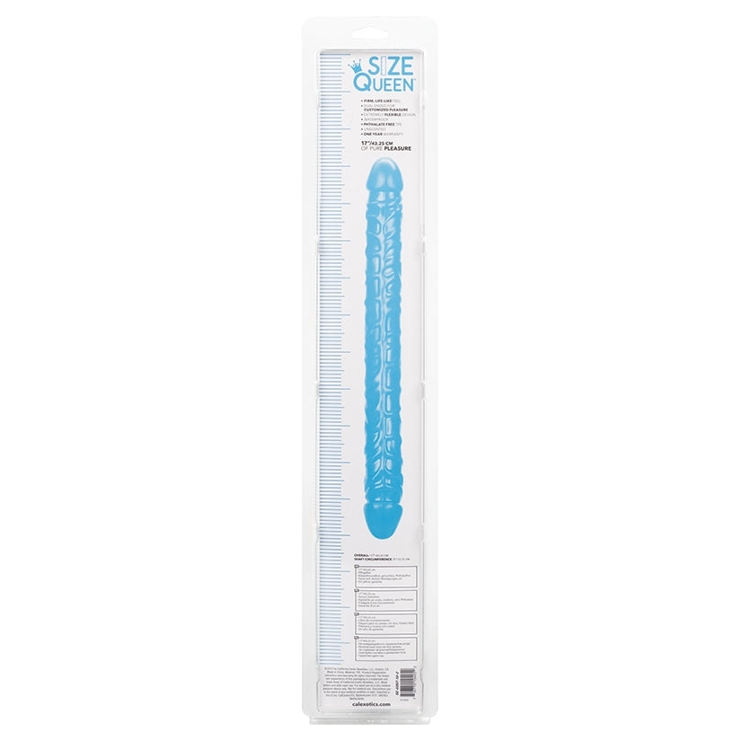 Size Queen Double Dildo-Blue 17