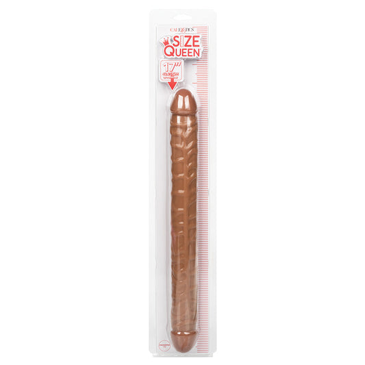 Size Queen Double Dildo-Brown 17