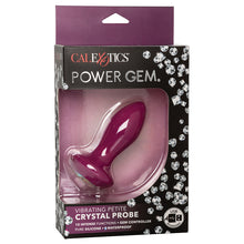 Load image into Gallery viewer, Power Gem Vibrating Petite Crystal Probe-Purple
