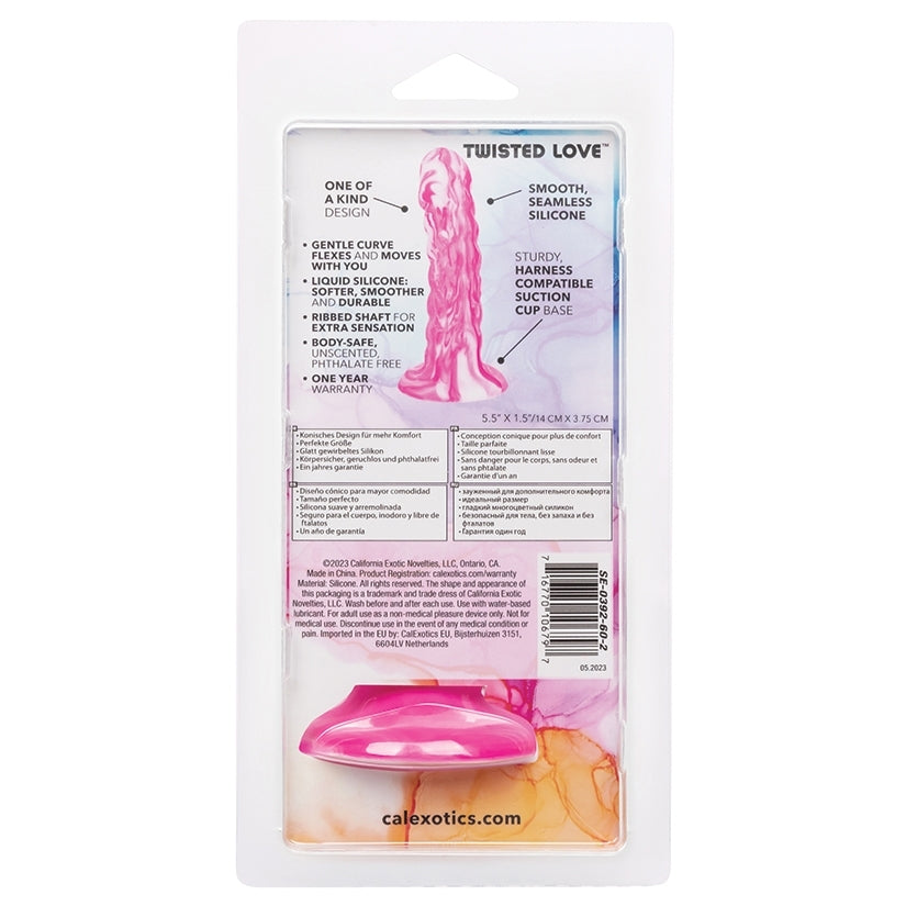 Twisted Love Twisted Ribbed Probe-Pink