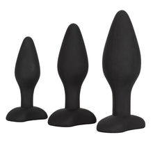 Load image into Gallery viewer, Silicone Anal Exerciser Kit-Black
