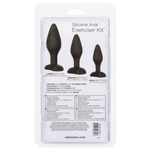 Load image into Gallery viewer, Silicone Anal Exerciser Kit-Black
