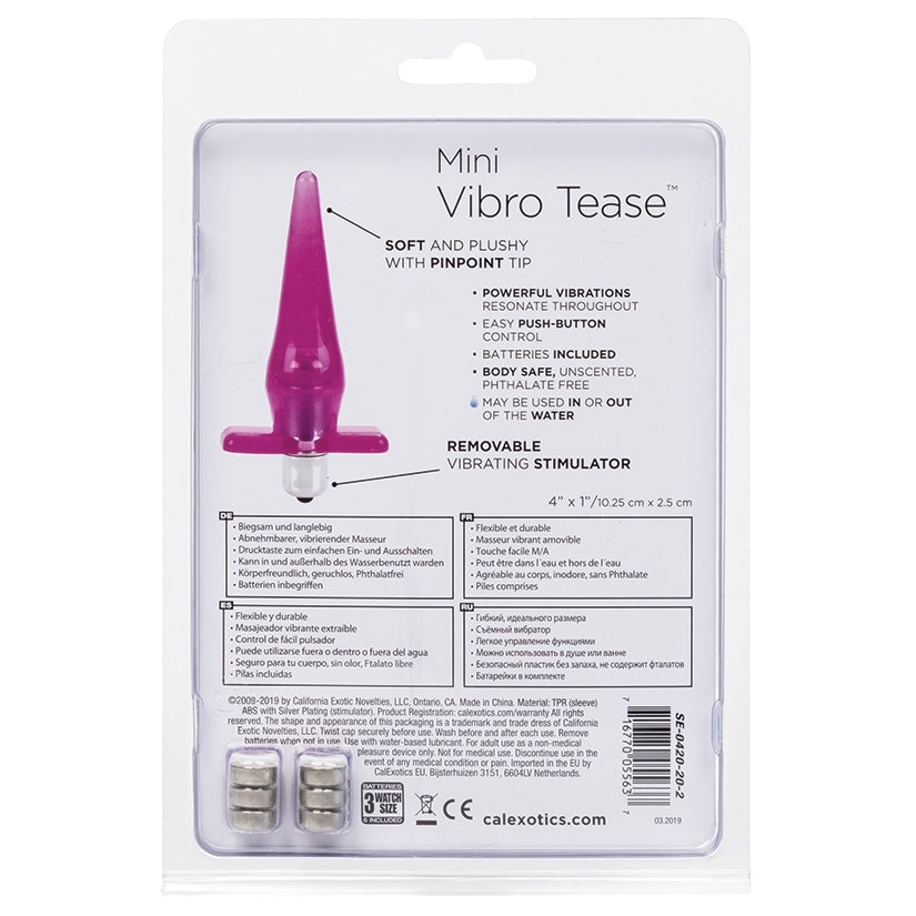 Mini Vibro Tease-Pink
