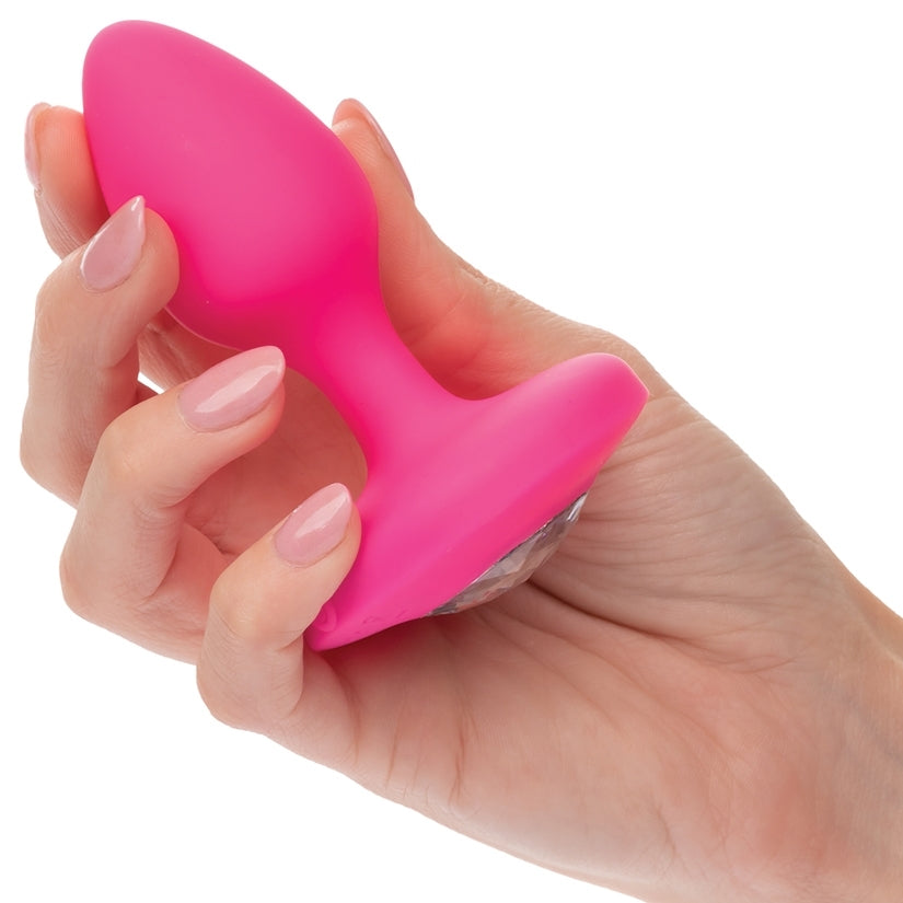 Cheeky Gems Rechargeable Vibrating Probe-Pink Medium