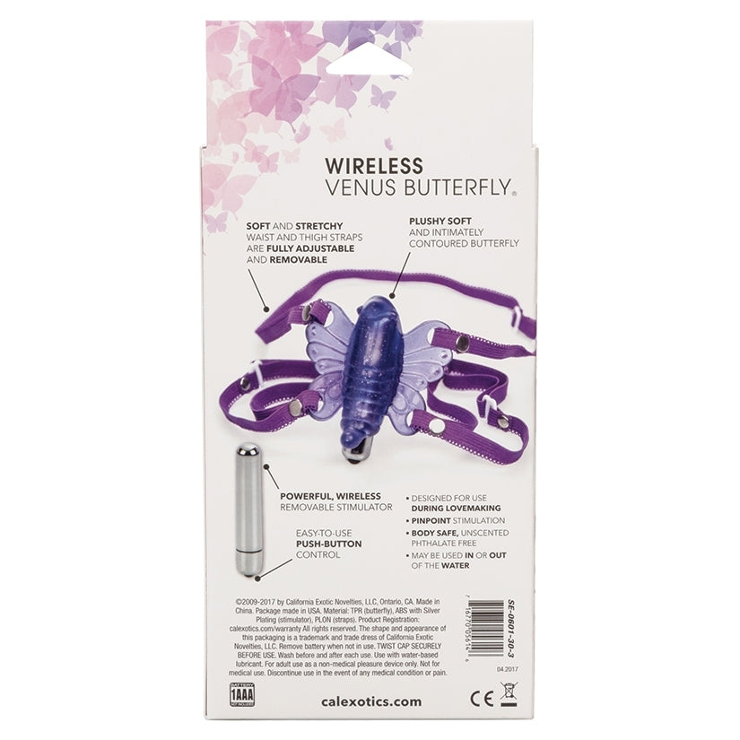 Venus Butterfly Wireless Wearable Stimulator-Purple