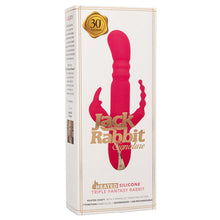 Load image into Gallery viewer, Jack Rabbit Signature Heated Silicone Triple Fantasy Rabbit
