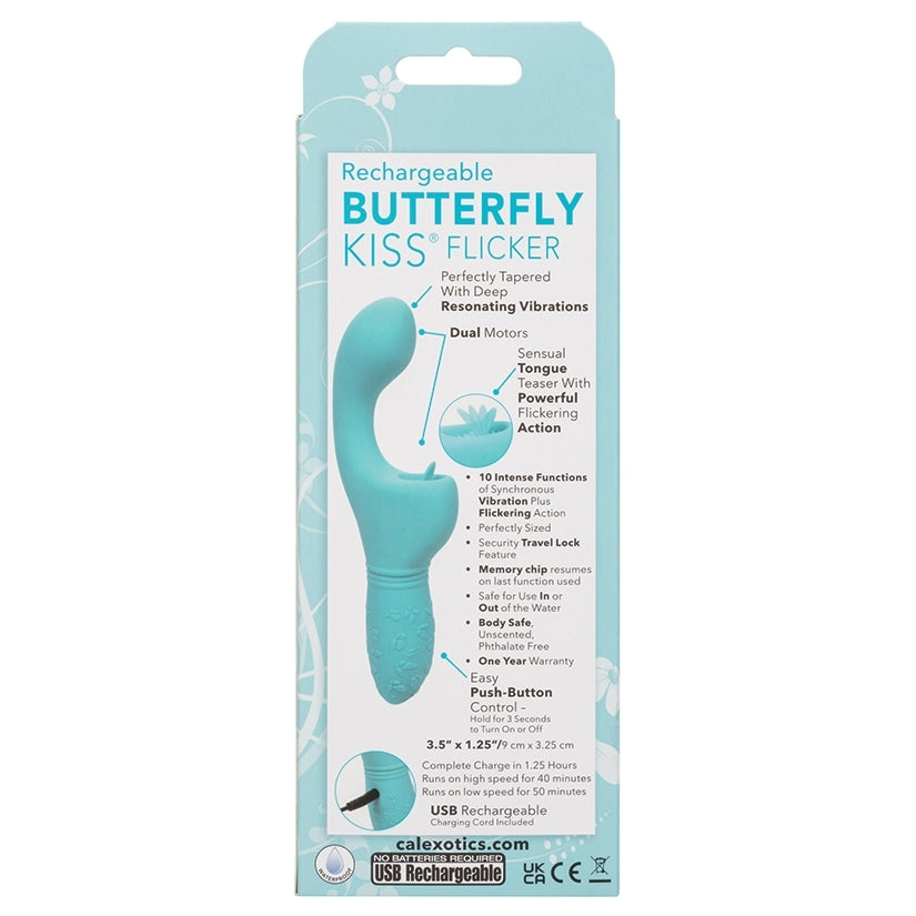 Rechargeable Butterfly Kiss Flicker-Blue