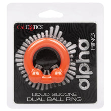 Load image into Gallery viewer, Alpha Liquid Silicone Dual Ball Ring
