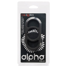 Load image into Gallery viewer, Alpha Liquid Silicone Commander Ring - Black
