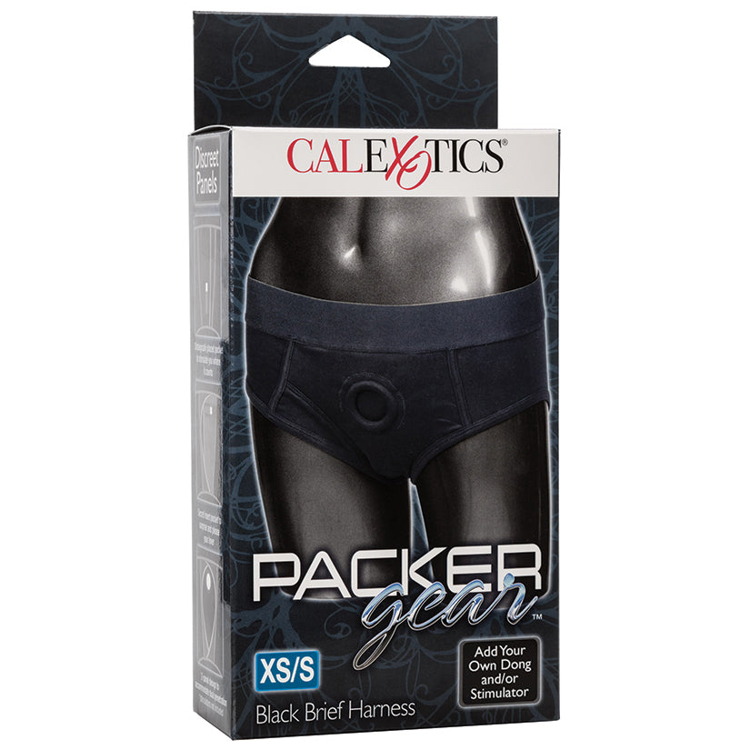 Packer Gear Brief Harness-Black XS/S