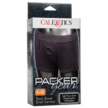 Load image into Gallery viewer, Packer Gear Black Boxer Brief Harness XL/2XL
