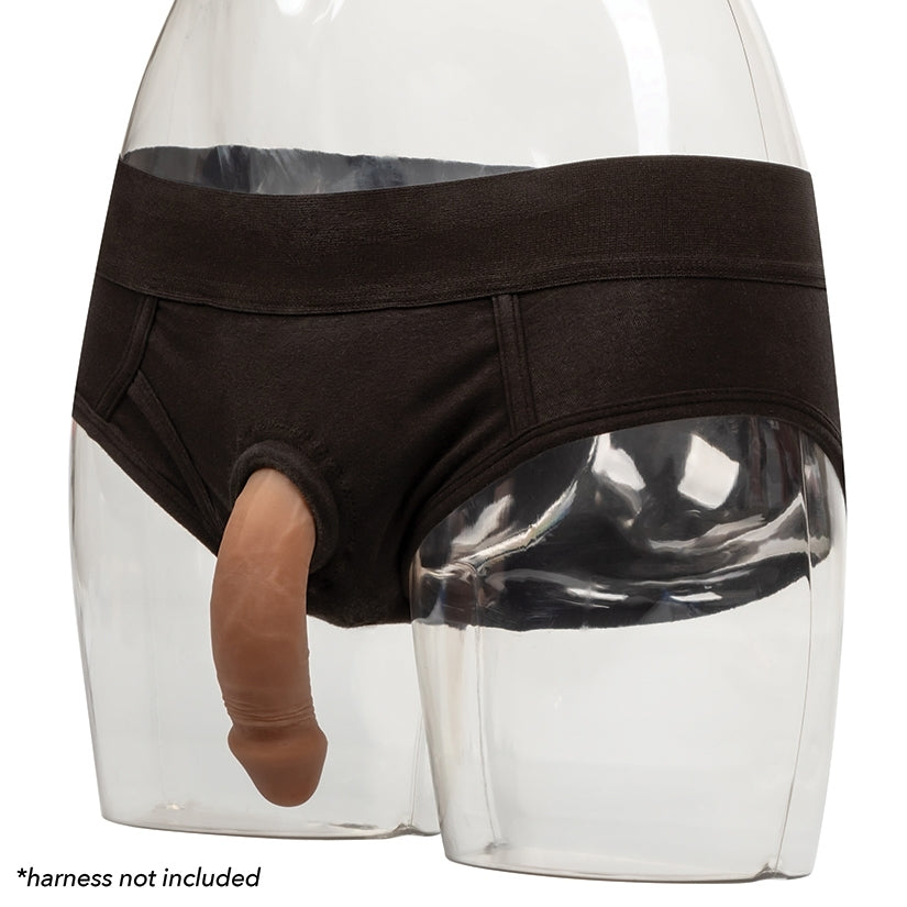 Packer Gear Silicone Packing Penis-Brown 5