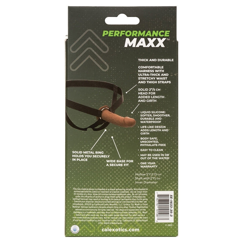 Performance Maxx Life-Like Extension with Harness - Brown