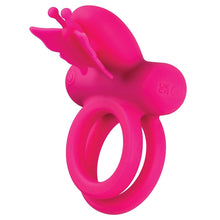 Load image into Gallery viewer, Silicone Rechargeable Butterfly Dual Ring
