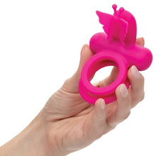 Load image into Gallery viewer, Silicone Rechargeable Butterfly Dual Ring
