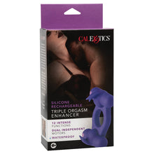 Load image into Gallery viewer, Silicone Rechargeable Triple Orgasm Enhancer
