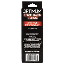 Load image into Gallery viewer, Optimum Rock Hard Cream Desensitizer 2oz
