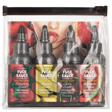 Load image into Gallery viewer, Fuck Sauce Water-Based Lubricant Variety 4-Pack 2oz
