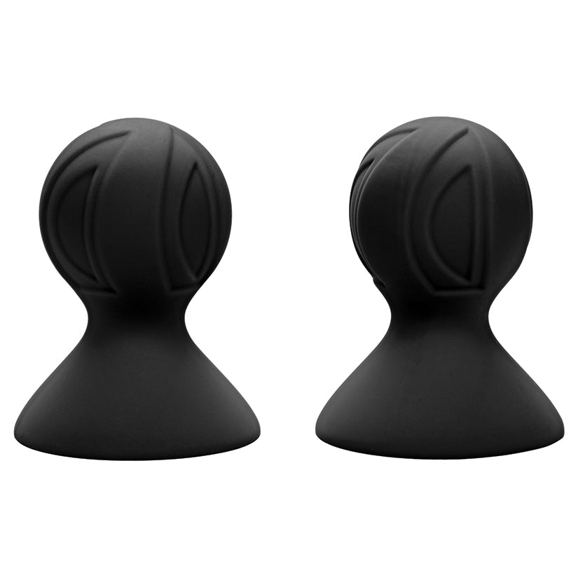 Nipple Play Silicone Pro Nipple Suckers-Black