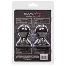 Load image into Gallery viewer, Nipple Play Silicone Pro Nipple Suckers-Black
