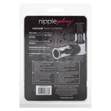 Load image into Gallery viewer, Nipple Play Vacuum Twist Suckers-Black
