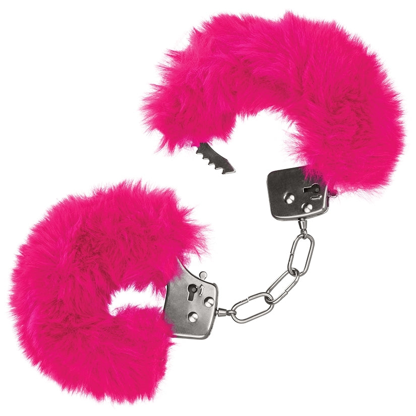 Ultra Fluffy Furry Cuffs-Pink