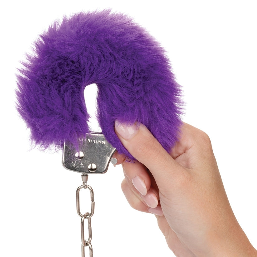 Ultra Fluffy Furry Cuffs-Purple