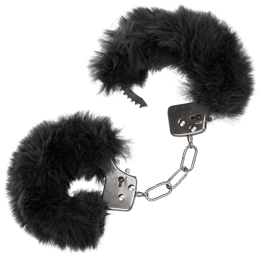 Ultra Fluffy Furry Cuffs-Black
