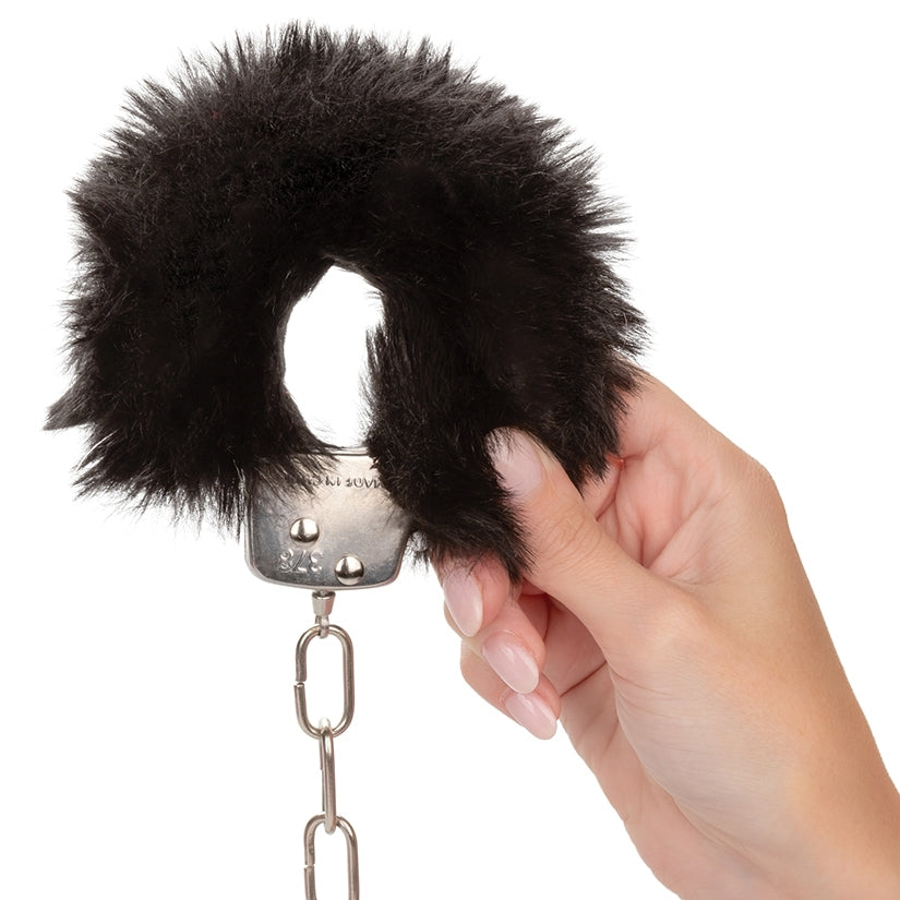 Ultra Fluffy Furry Cuffs-Black