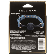 Load image into Gallery viewer, Ride &#39;Em Premium Denim Collection Ball Gag
