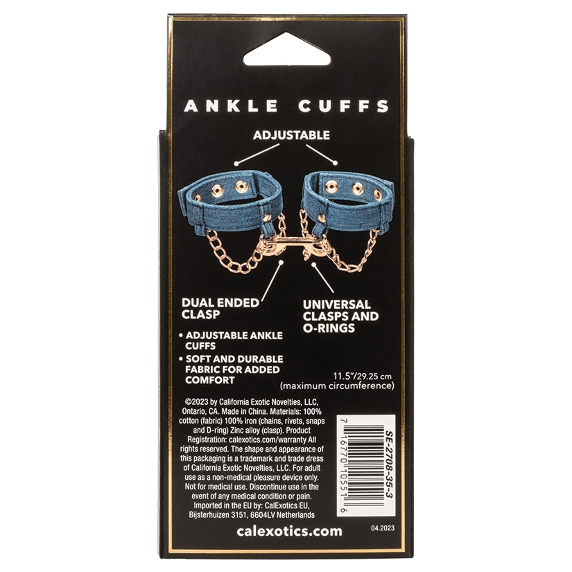 Ride 'Em Premium Denim Collection Ankle Cuffs