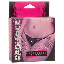 Load image into Gallery viewer, Radiance Plus Size Crotchless Thong-Boxed
