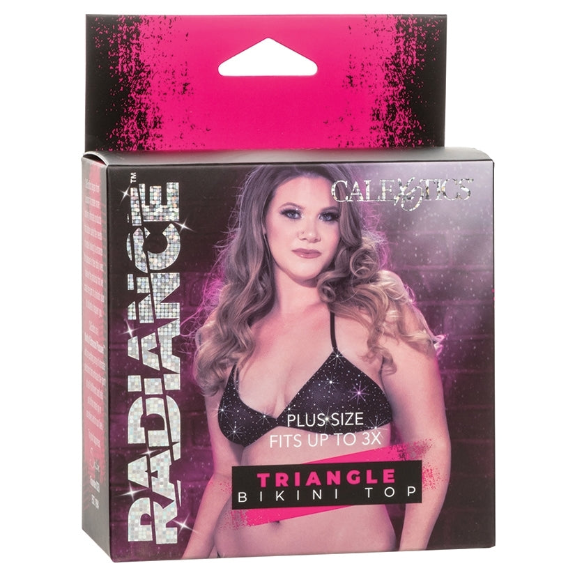 Radiance Plus Size Triangle Bikini Top-Boxed