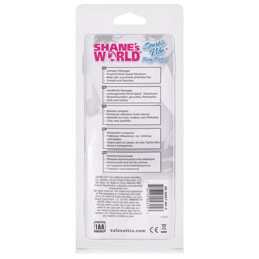 Shane's World Sparkle Vibe-Pink 4.5