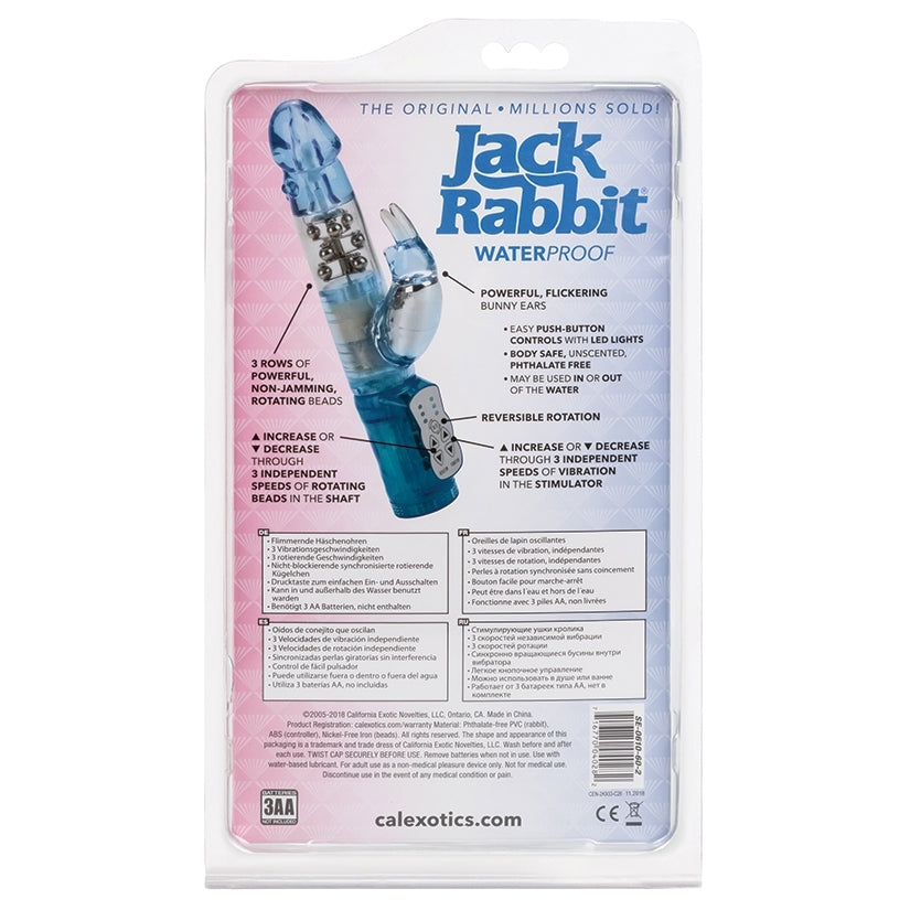 The Original Waterproof Jack Rabbit 3 Rows-Blue 4.75