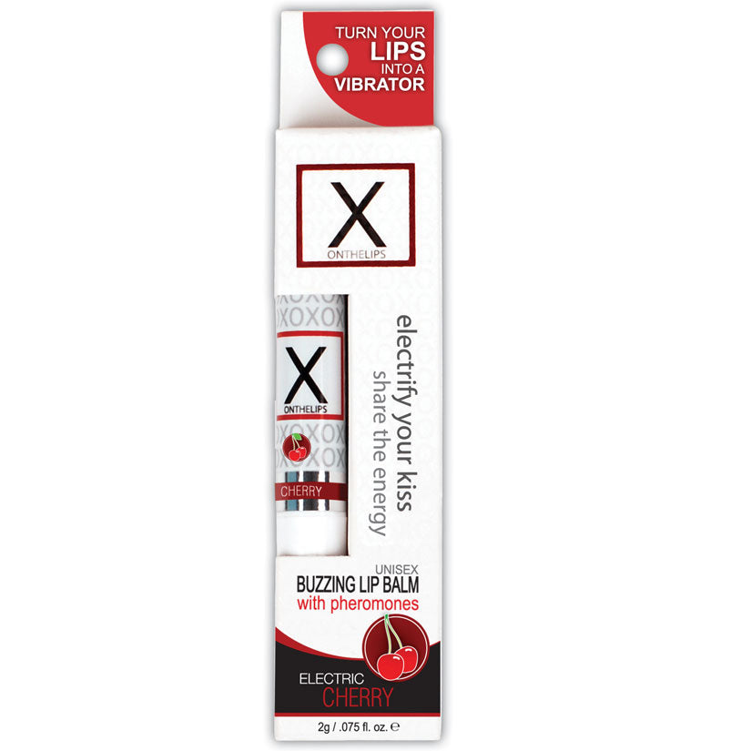 Sensuva X On The Lips Buzzing Lip Balm-Cherry