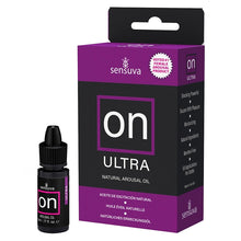 Load image into Gallery viewer, Sensuva ON Ultra Arousal Oil 5ml Bottle Medium Box
