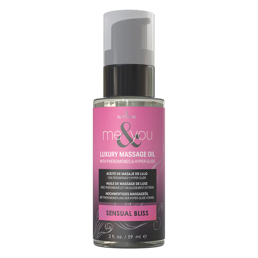 Sensuva Me & You Massage Oil-Sensual Bliss 2oz