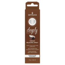 Load image into Gallery viewer, Sensuva Deeply Love You Throat Relaxing Spray-Chocolate Coconut 1oz
