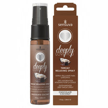 Load image into Gallery viewer, Sensuva Deeply Love You Throat Relaxing Spray-Chocolate Coconut 1oz
