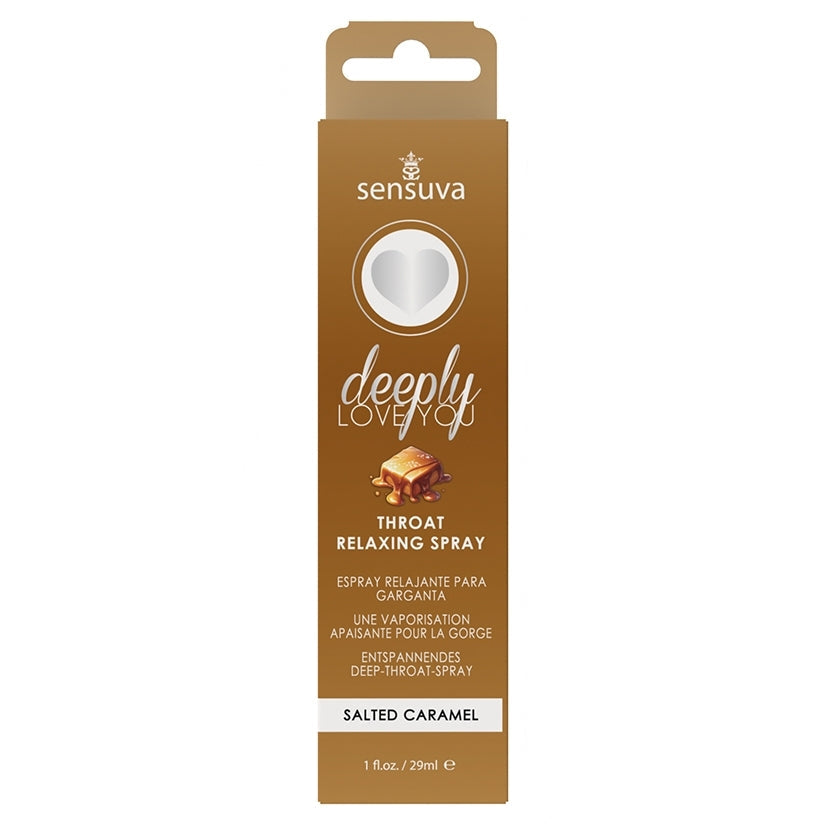 Sensuva Deeply Love You Throat Relaxing Spray-Salted Caramel 1oz