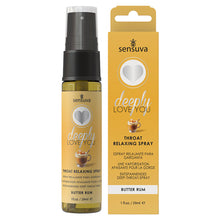 Load image into Gallery viewer, Sensuva Deeply Love You Throat Relaxing Spray-Butter Rum 1oz
