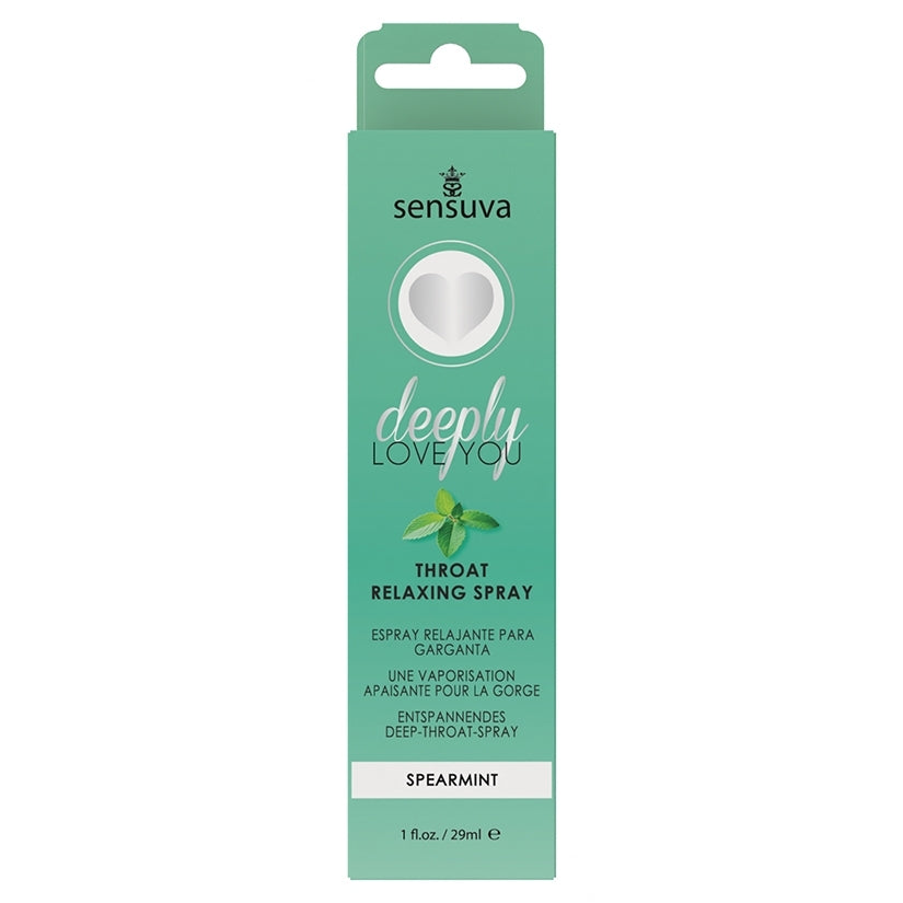 Sensuva Deeply Love You Throat Relaxing Spray-Spearmint 1oz