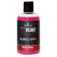 Load image into Gallery viewer, Sensuva Big Flirt Pheromone Bubble Bath-Berry Flirty 8oz
