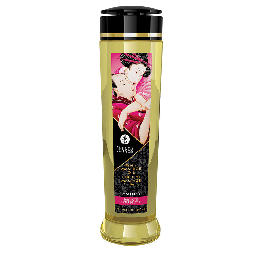 Shunga Erotic Massage Oil Amour-Sweet Lotus 8oz