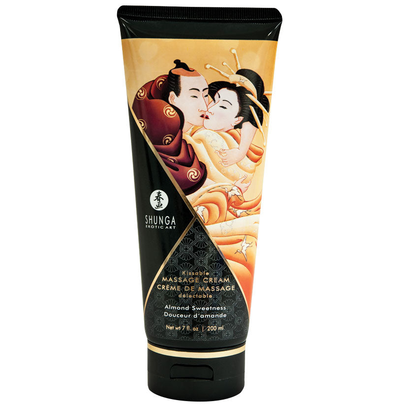 Shunga Kissable Massage Cream-Almond Sweetness 7oz